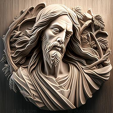 3D model st jesus (STL)